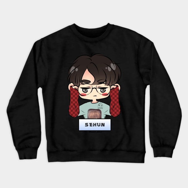 Sehun Crewneck Sweatshirt by baozidevil